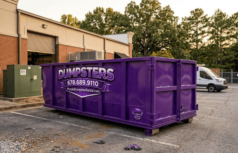 Purple Bin Rental vs Dumpster Rental: What's the Difference?