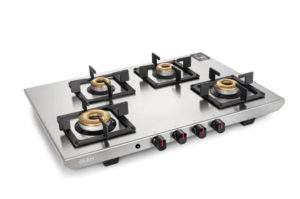How to Clean a 4 Burner Gas Stove Without Damaging the Glass Top